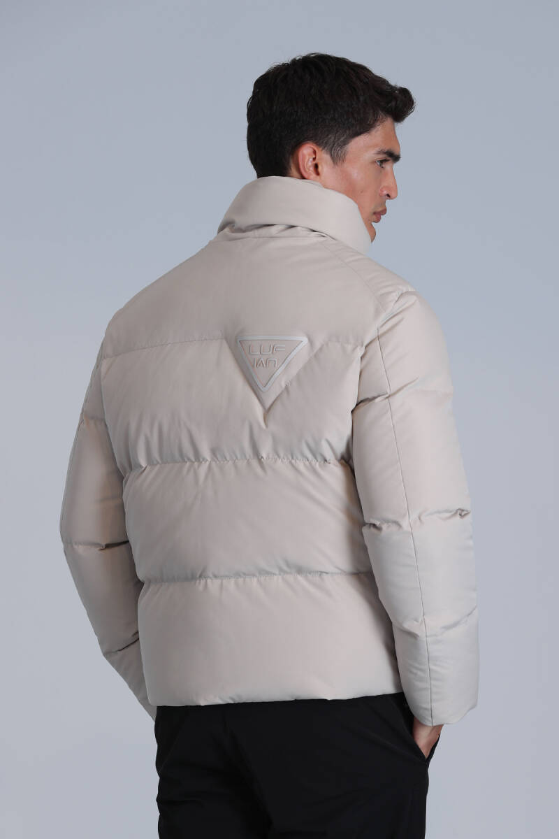 Proper Goose Down Men's Coat Stone - 5