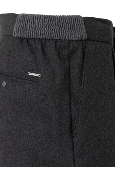 Rabat Anthracite Color Chino Trousers - 4