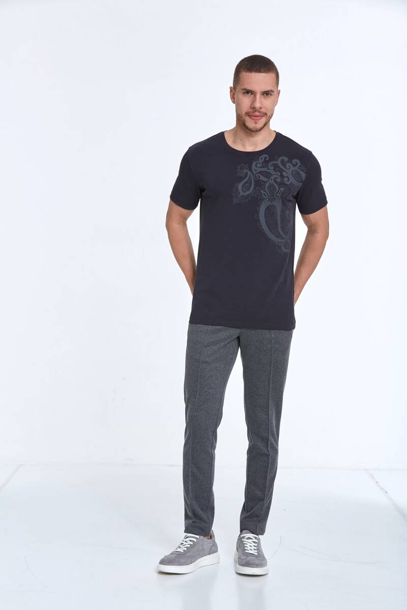 Rafael Printed Men's T-Shirt Black - 2