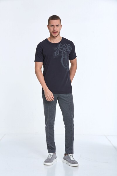 Rafael Printed Men's T-Shirt Black - 3