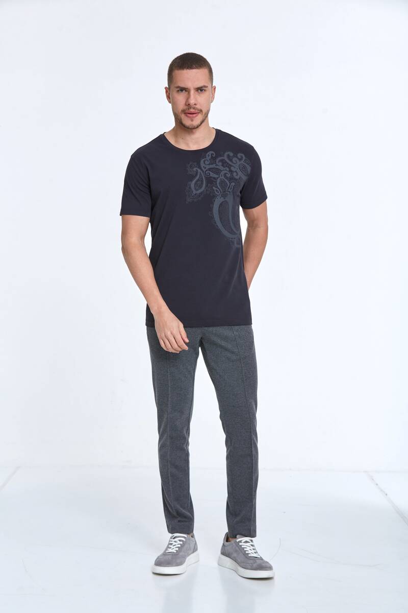 Rafael Printed Men's T-Shirt Black - 3