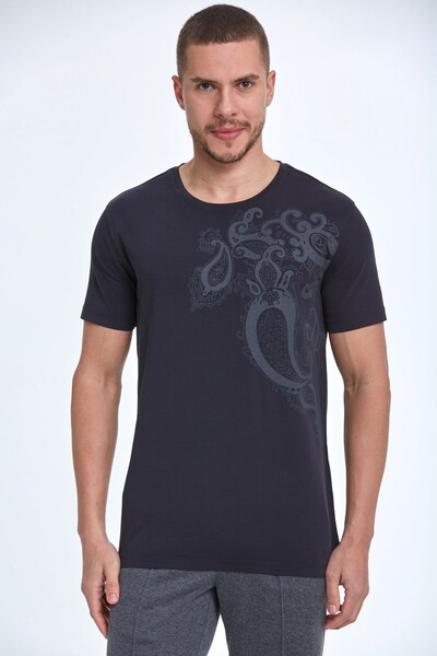 Rafael Printed Men's T-Shirt Black 