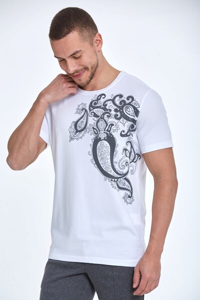 Rafael Printed Men's T-Shirt White 
