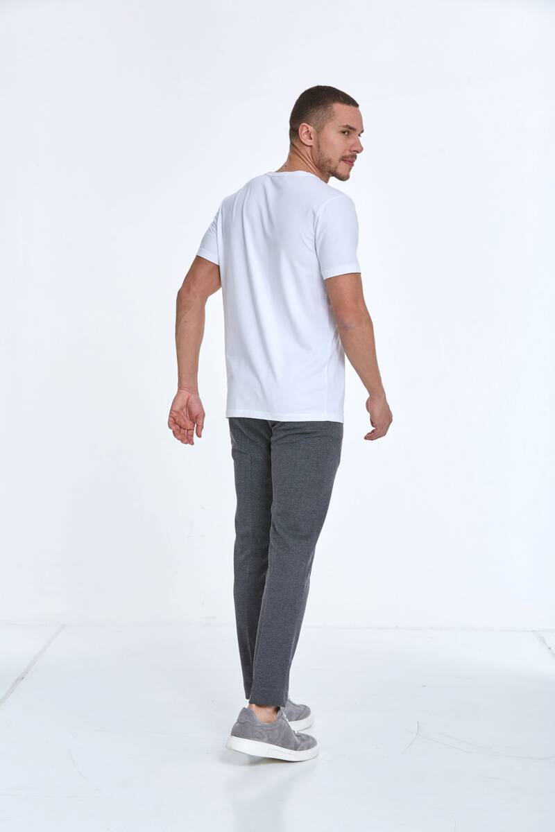 Rafael Printed Men's T-Shirt White - 5
