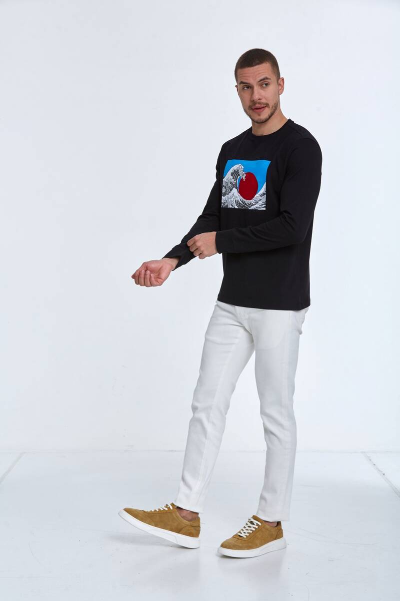 Ralph Men's Long Sleeve T-Shirt Black - 4