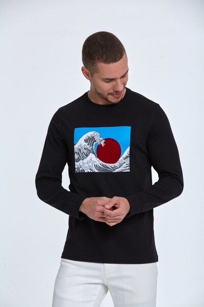 Ralph Men's Long Sleeve T-Shirt Black 