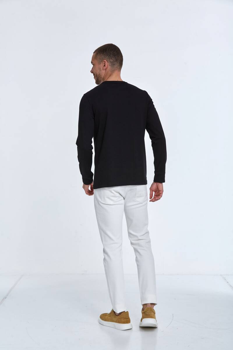Ralph Men's Long Sleeve T-Shirt Black - 5
