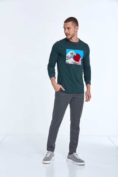Ralph Men's Long Sleeve T-Shirt Green - 4