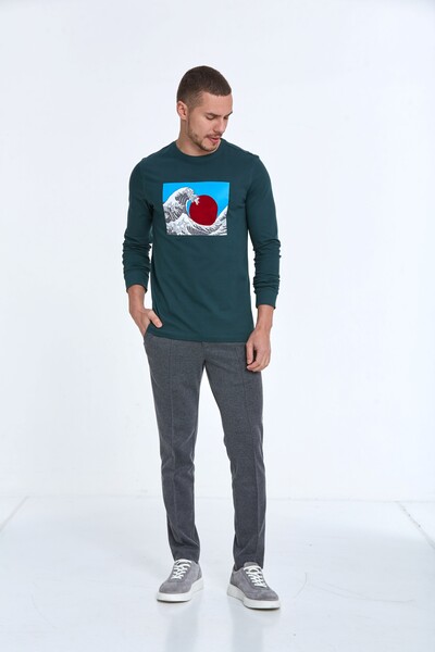 Ralph Men's Long Sleeve T-Shirt Green - 3