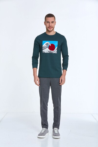 Ralph Men's Long Sleeve T-Shirt Green - 2