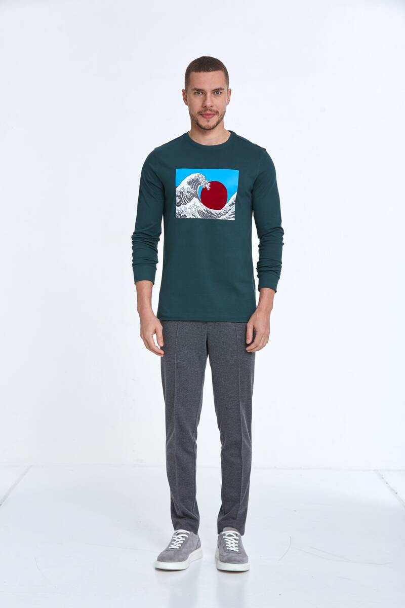Ralph Men's Long Sleeve T-Shirt Green - 2
