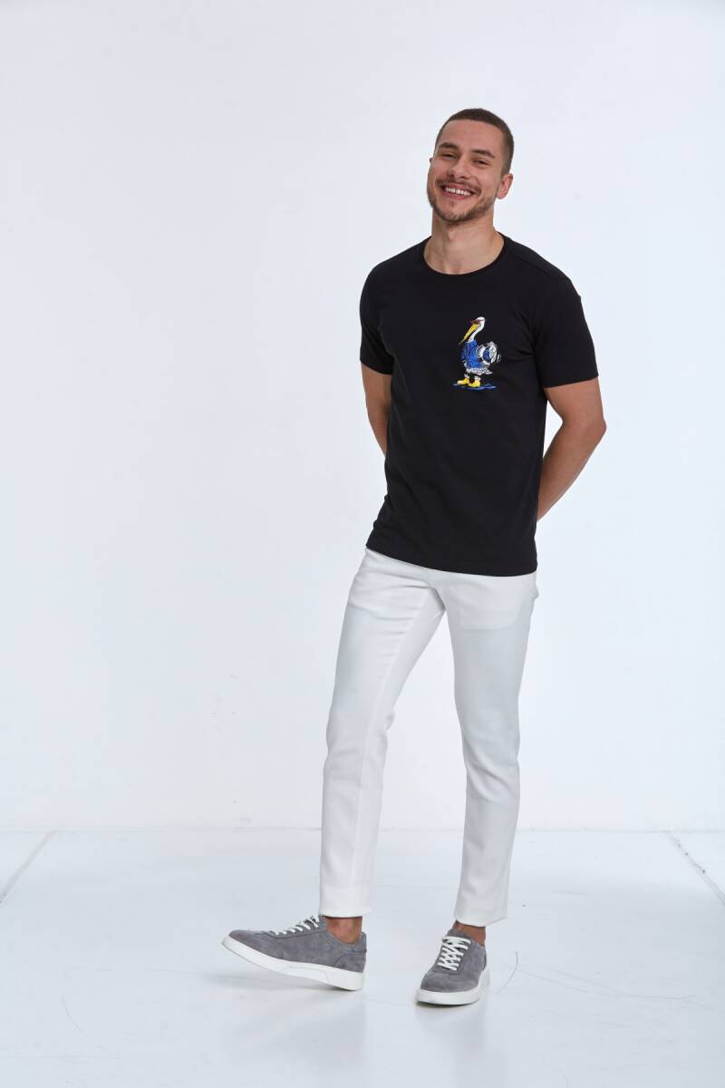 Ramon Printed Men's T-Shirt Black - 3
