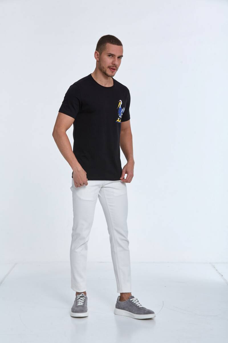 Ramon Printed Men's T-Shirt Black - 4
