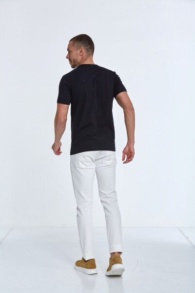 Ramon Printed Men's T-Shirt Navy Blue - 5
