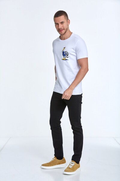 Ramon Printed Men's T-Shirt White - 3