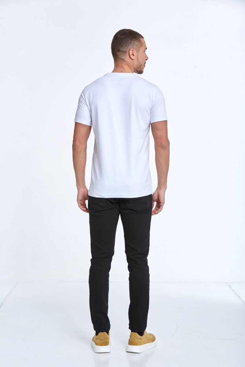 Ramon Printed Men's T-Shirt White - 5