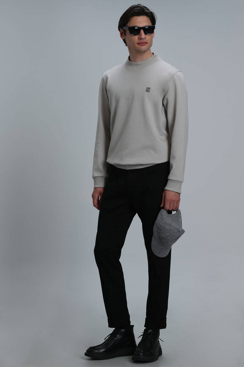 Randal Erkek Sweatshirt Bej - 2