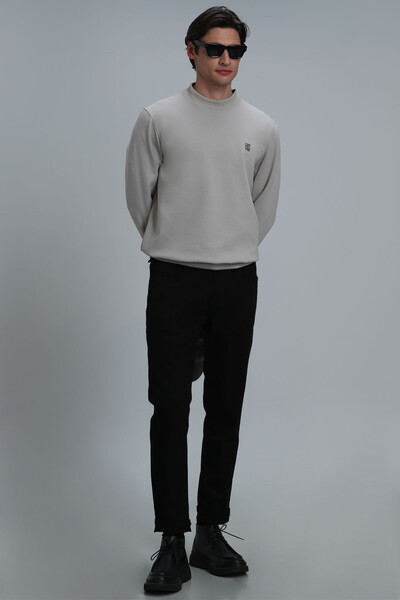 Randal Erkek Sweatshirt Bej - 4