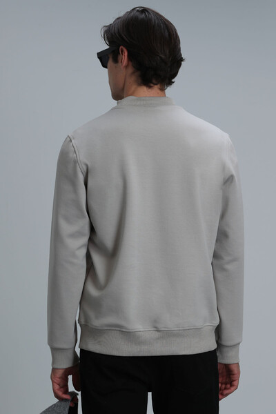 Randal Erkek Sweatshirt Bej - 6