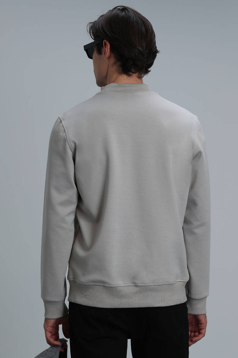 Randal Erkek Sweatshirt Bej - 6