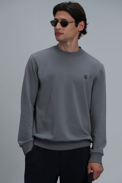 Randal Erkek Sweatshirt Gri - 3