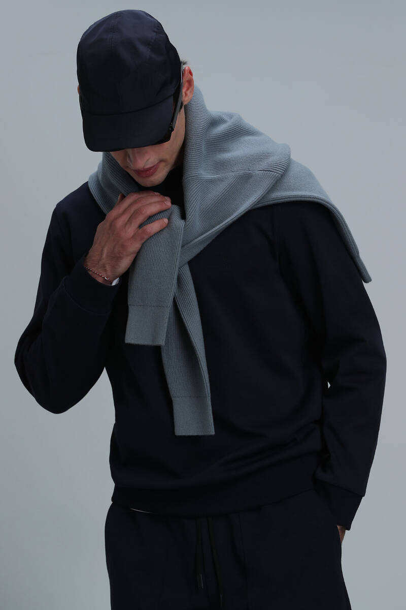 Randal Erkek Sweatshirt Lacivert - 2