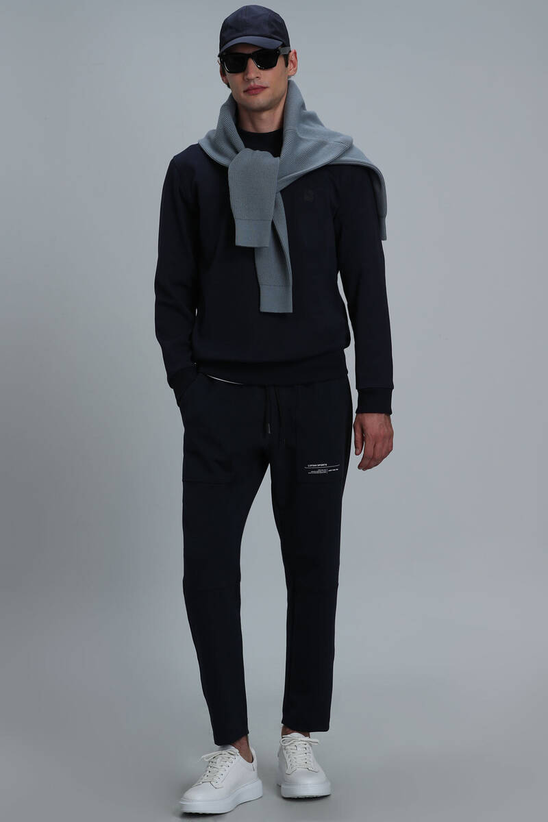 Randal Erkek Sweatshirt Lacivert - 3