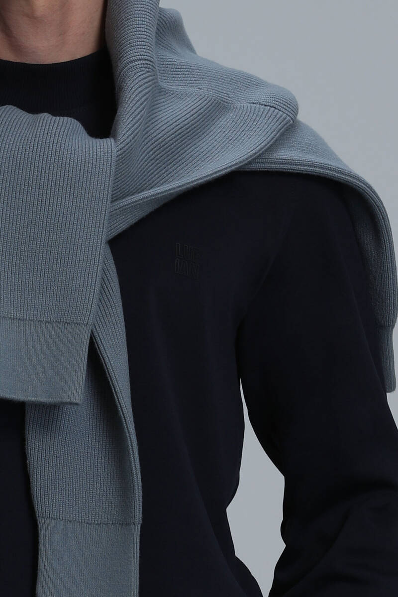 Randal Erkek Sweatshirt Lacivert - 4