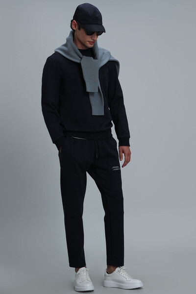 Randal Erkek Sweatshirt Lacivert - 5