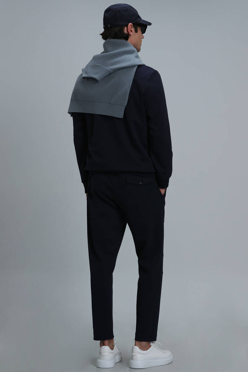 Randal Erkek Sweatshirt Lacivert - 6