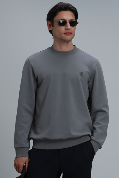 Randal Men's Sweatshirt Gray - LUFIAN