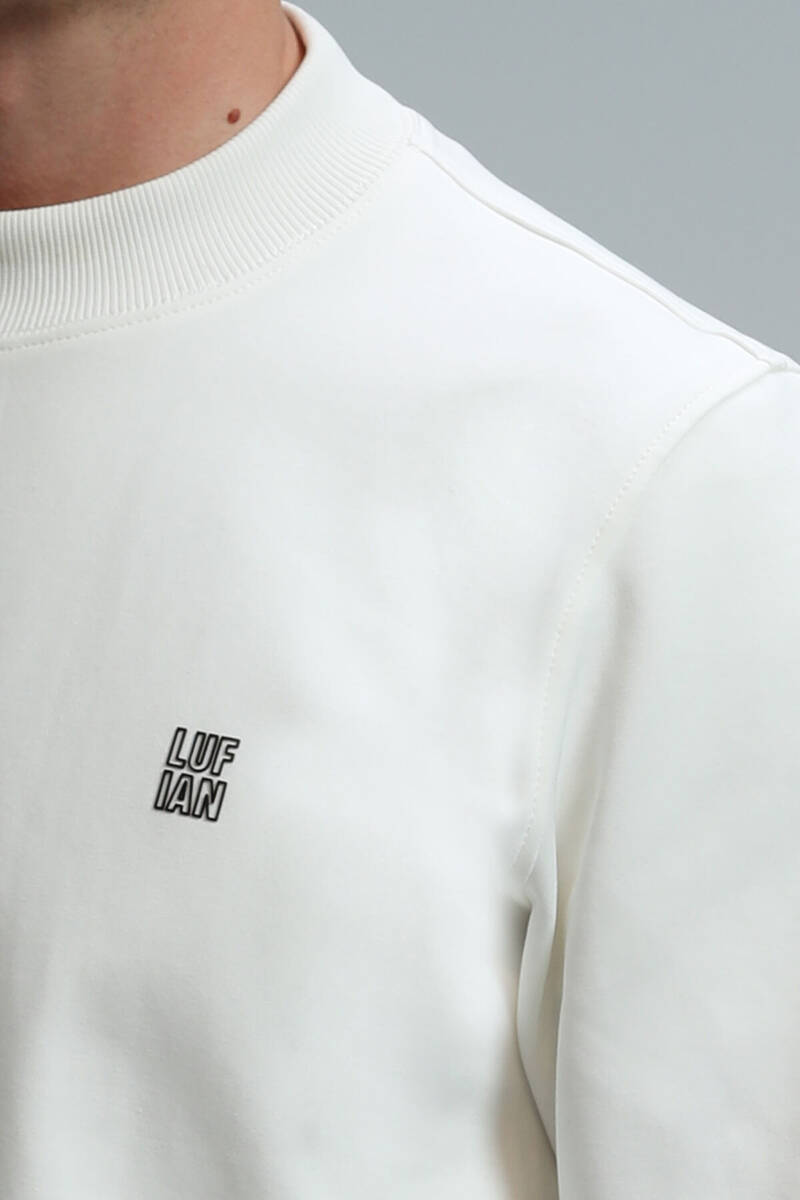 Randal Men's Sweatshirt Off White - 3