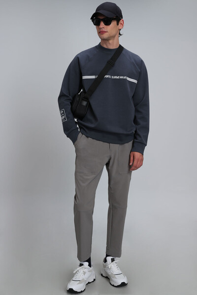 Range Men's Sweatshirt Anthracite - LUFIAN (1)