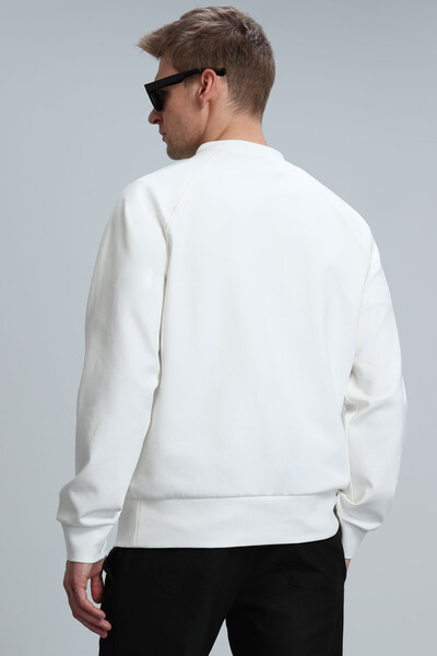 Range Men's Sweatshirt Off White - 4