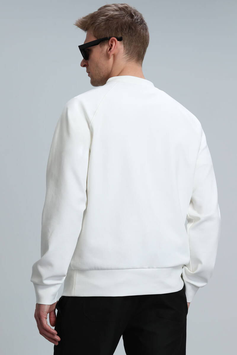 Range Men's Sweatshirt Off White - 4