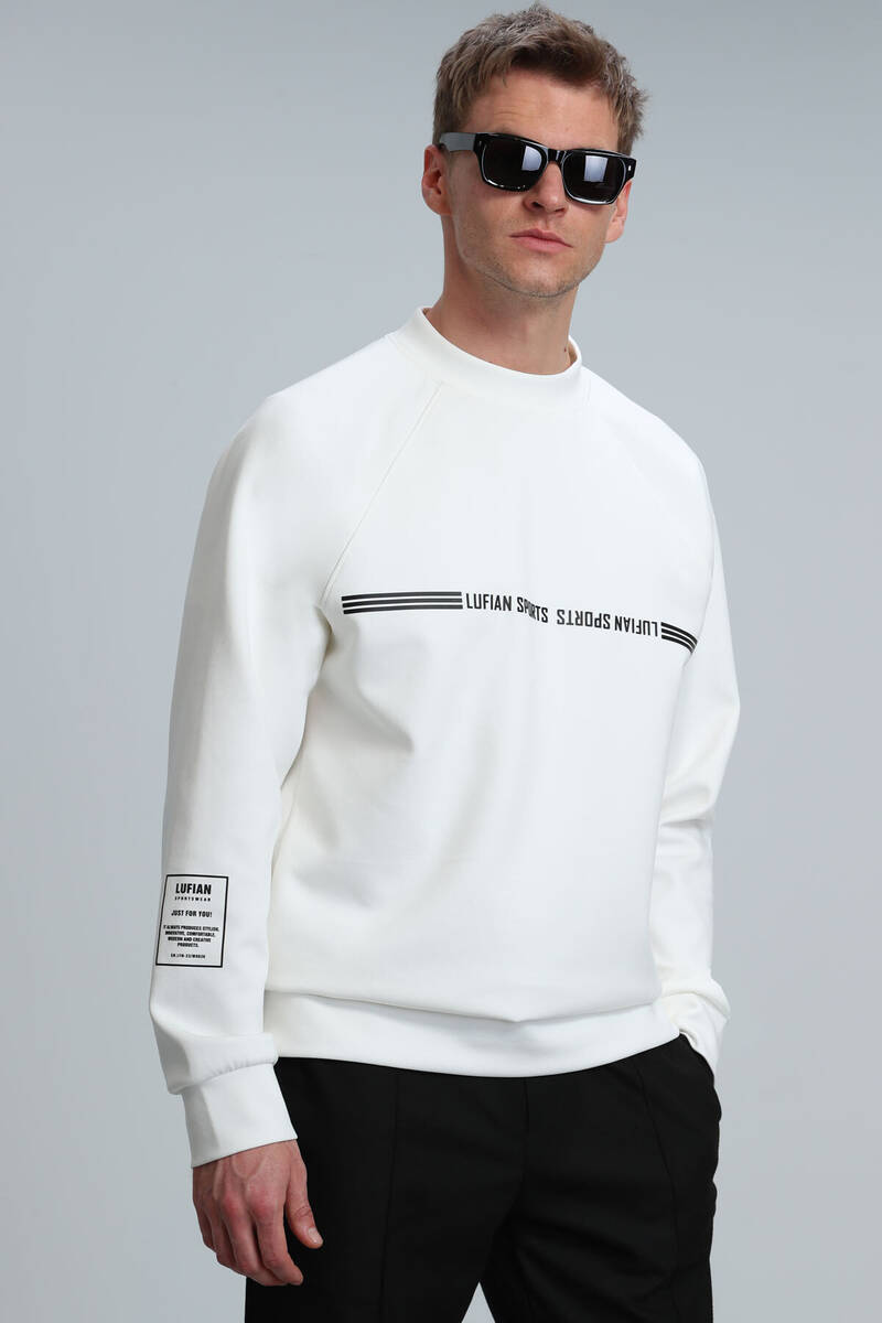 Range Men's Sweatshirt Off White - 5