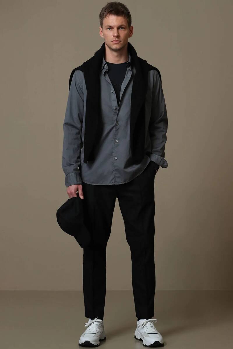 Real Men's Basic Shirt Comfort Fit Khaki - 2