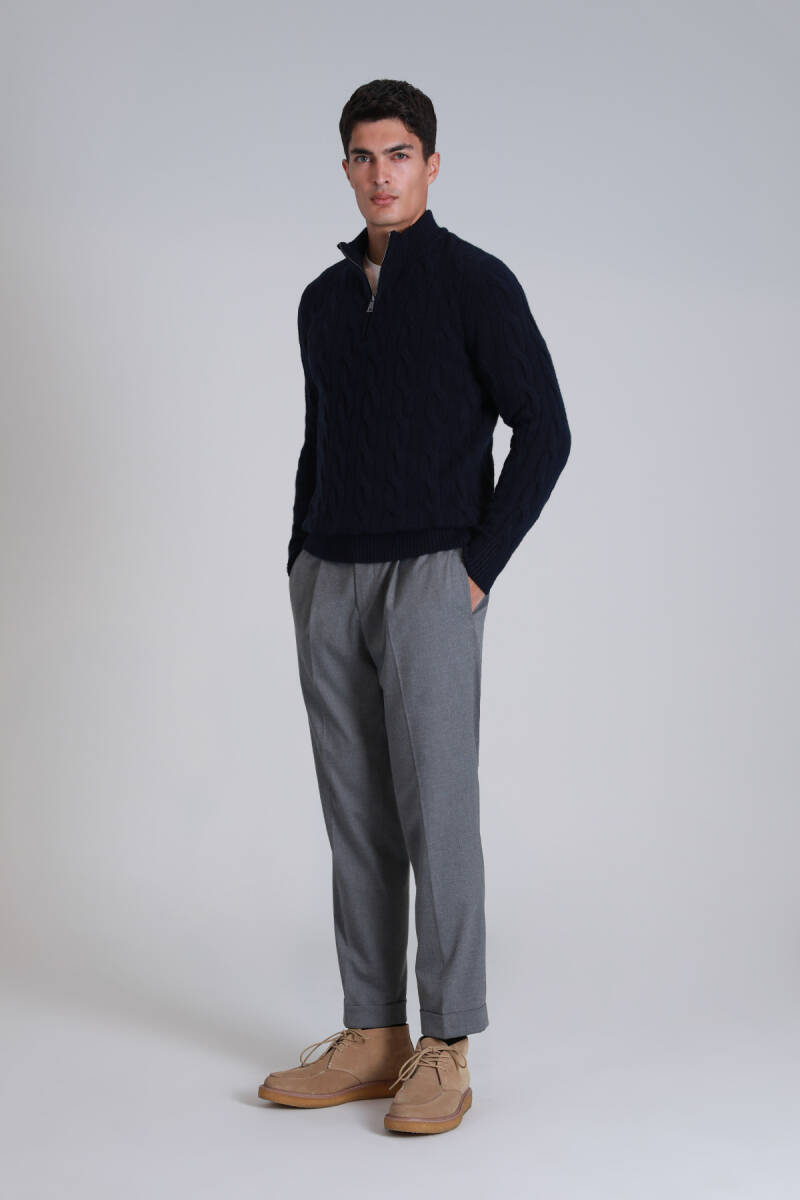 Ricco Erkek Kazak Lacivert - 4