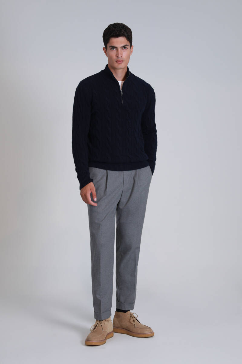 Ricco Erkek Kazak Lacivert - 5