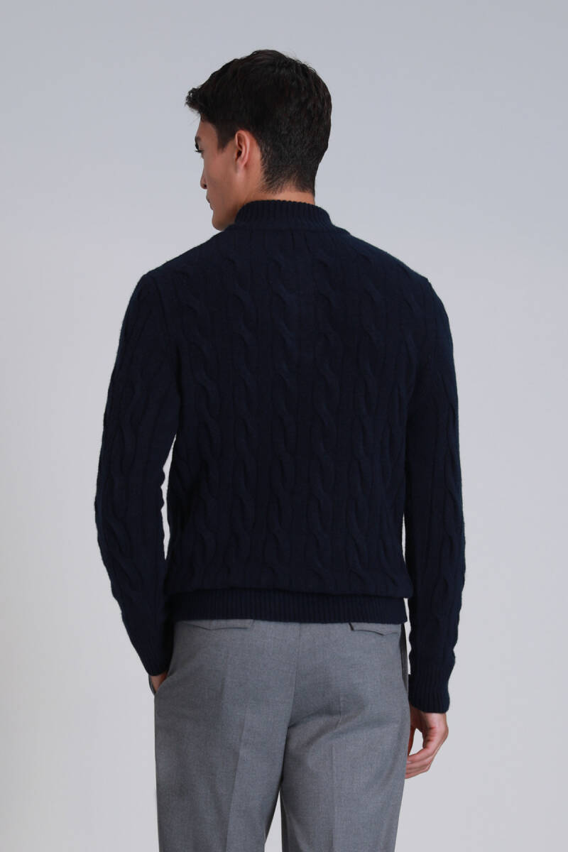 Ricco Erkek Kazak Lacivert - 6