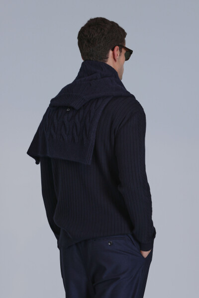 Right Men's Sweater Navy Blue - 6