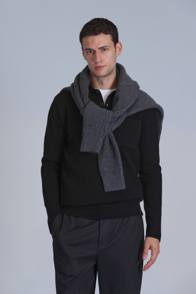 River Men's Sweater Black - 5