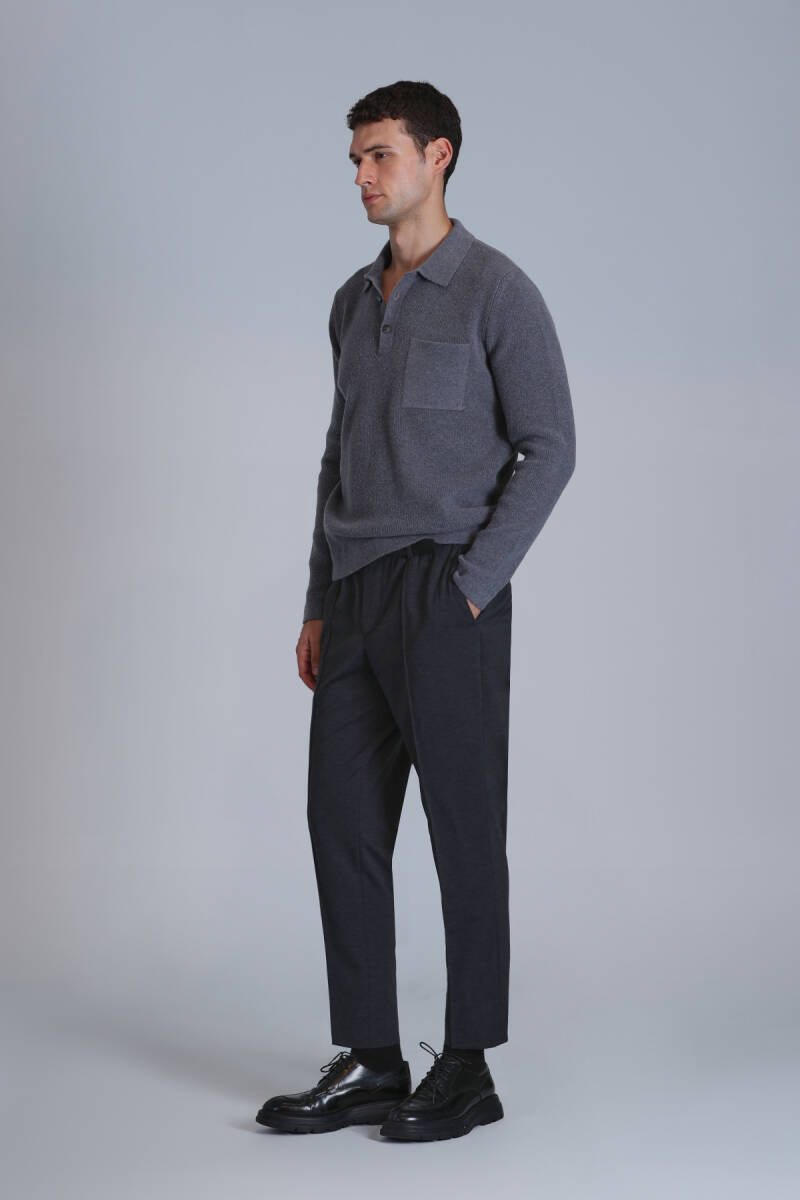 River Men's Sweater Gray - 4