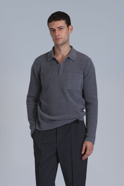 River Men's Sweater Gray - 5