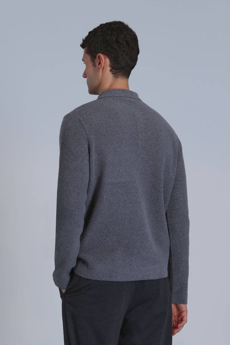 River Men's Sweater Gray - 6