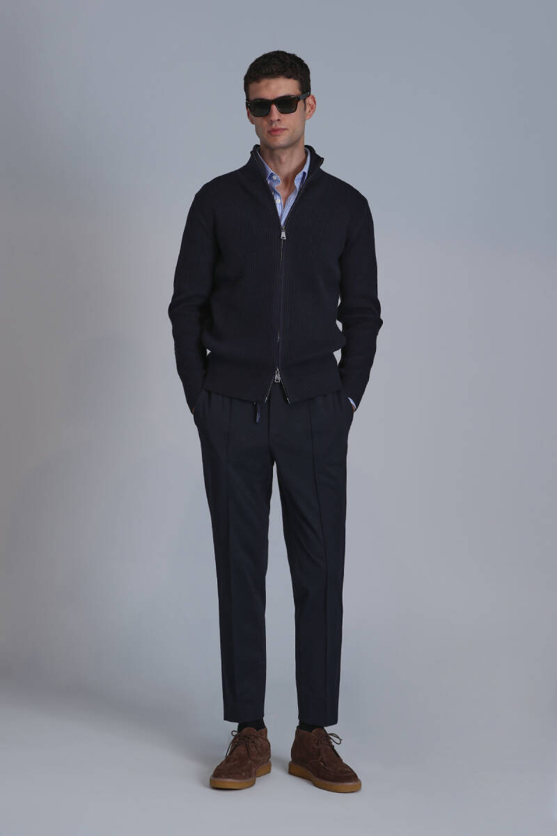 Road Erkek Hırka Lacivert - 2