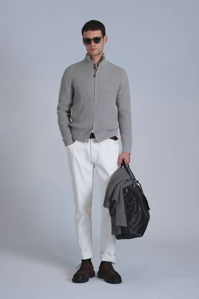 Road Erkek Hırka Vizon - 4