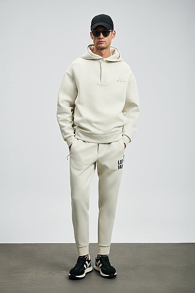 Road Erkek Sweatshirt Kırık Beyaz - 3