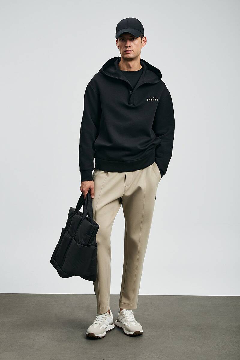Road Erkek Sweatshirt Siyah - 3