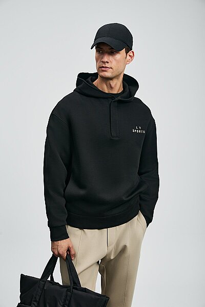 Road Erkek Sweatshirt Siyah - 4